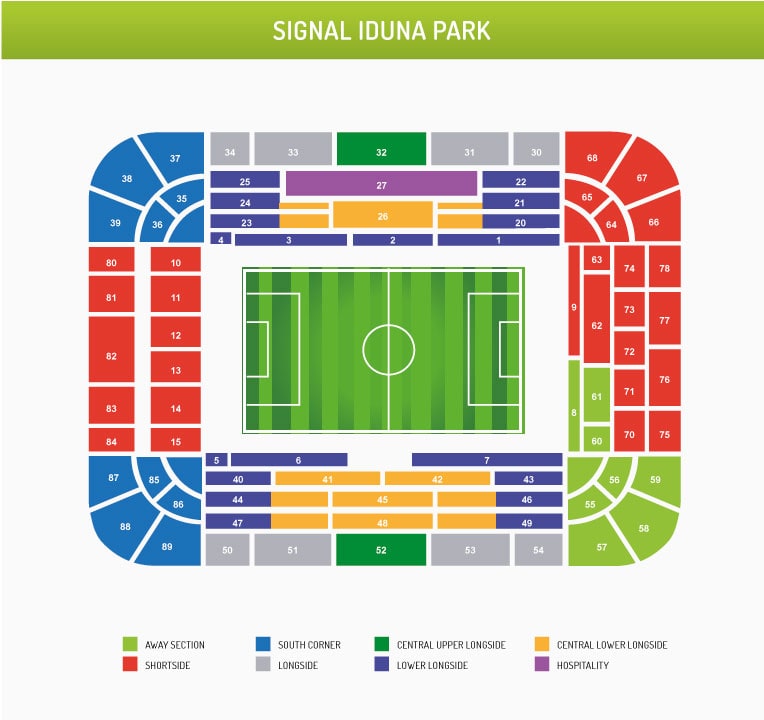 borussia dortmund v besiktas tickets champions league signal iduna park 15 09 2021